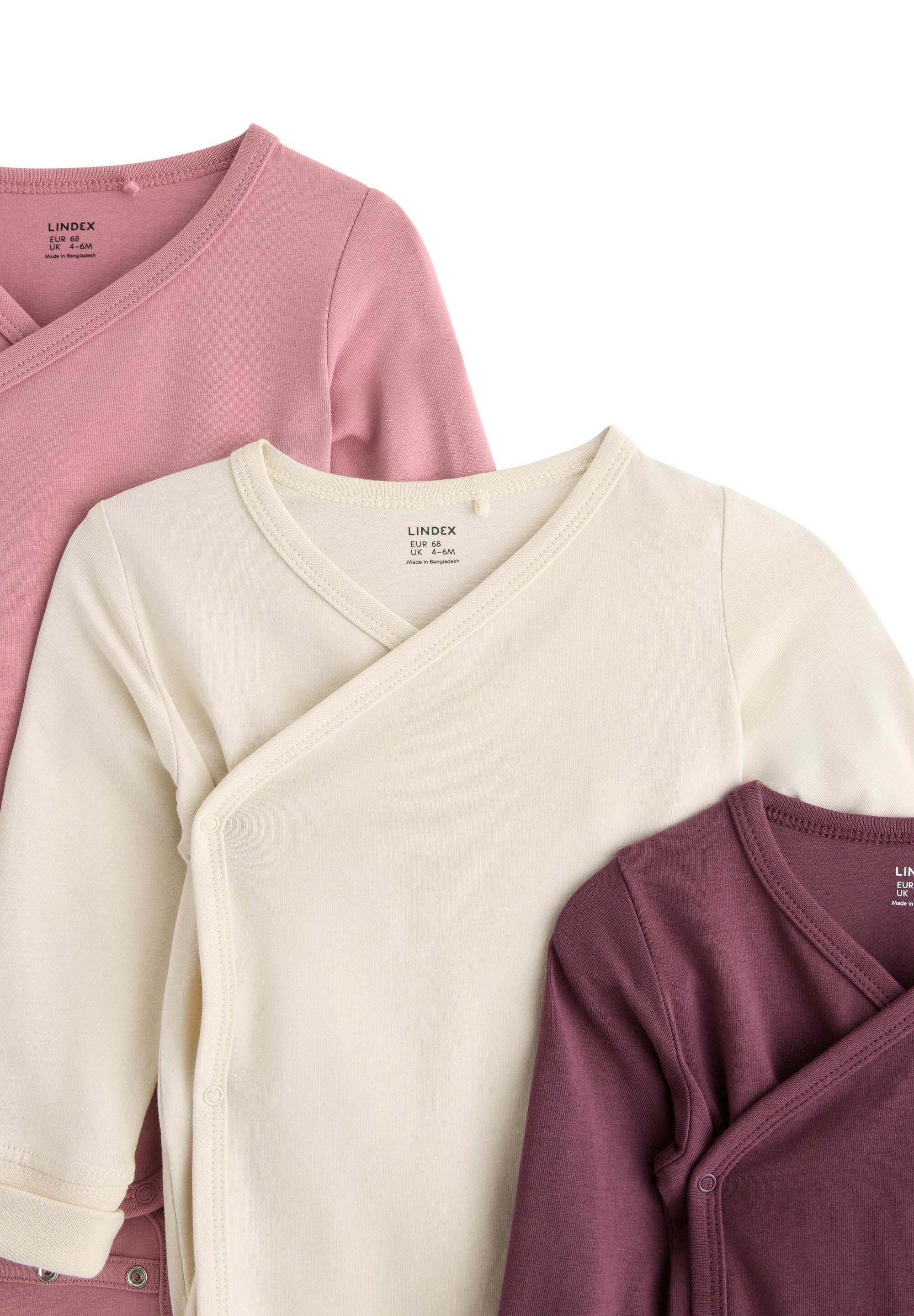 Lindex WRAP BASIC LOT DE 3 - Corps - lilas poudré