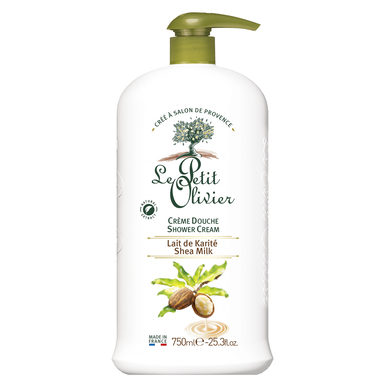 Gel za prhanje z mlekom iz karitejevega masla Le Petit Olivier 750 ml 750 ml