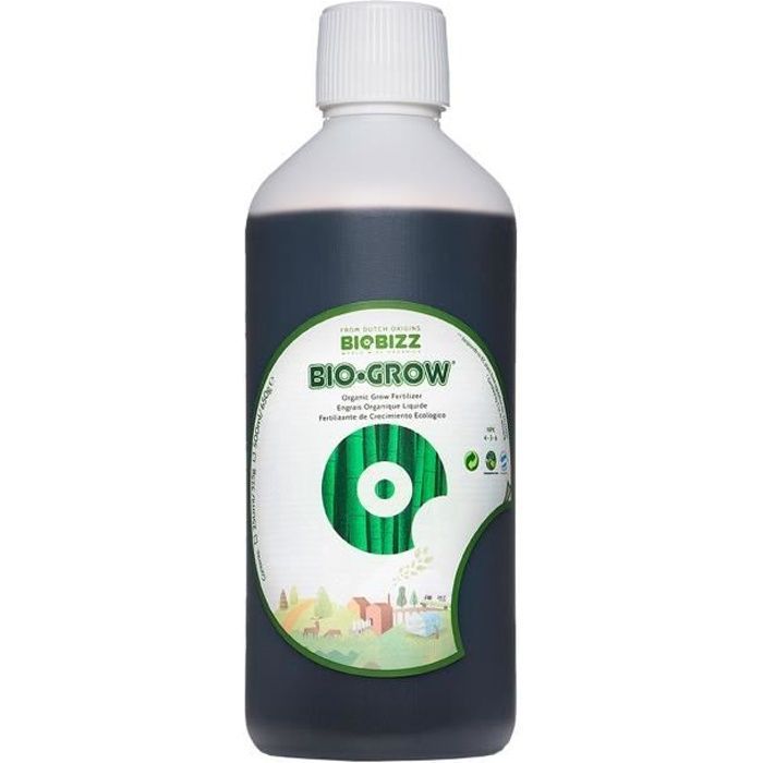 Fertilizante de crecimiento Bio-Grow - BIOBIZZ - 500 ml - Universal - Fertilizante - Interior y exterior