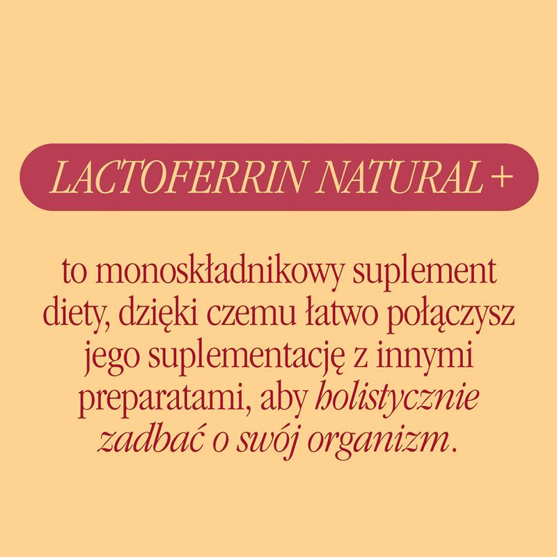 Health Labs Care Lactoferrin Natural+ Nahrungsergänzungsmittel-Kapseln zur Unterstützung der Verdauung