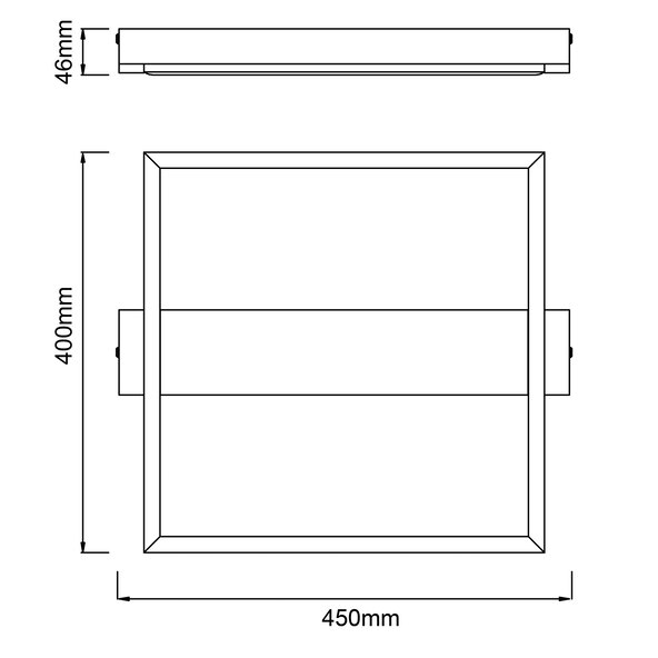 LED-Deckenleuchte Loneos
