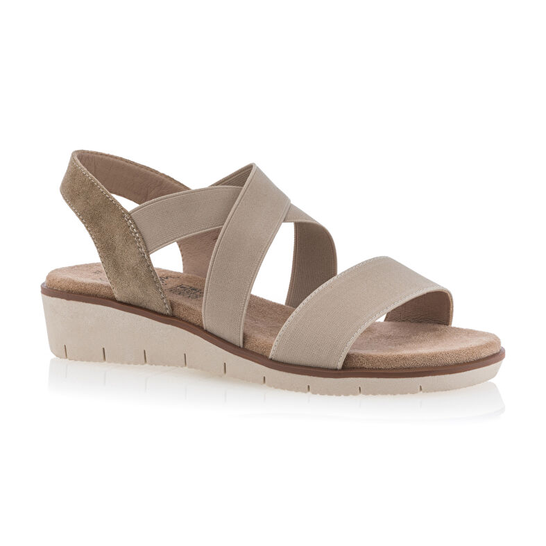 Brune sandaler / sko med åben tå til kvinder