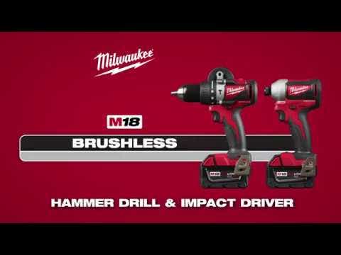 MILWAUKEE 18 V Harjaton 13 mm M18BLPD2-0 Iskuruuvinväännin