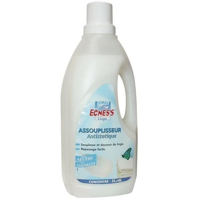 Suavizante concentrado antiestático para ropa - neutro - 2 L