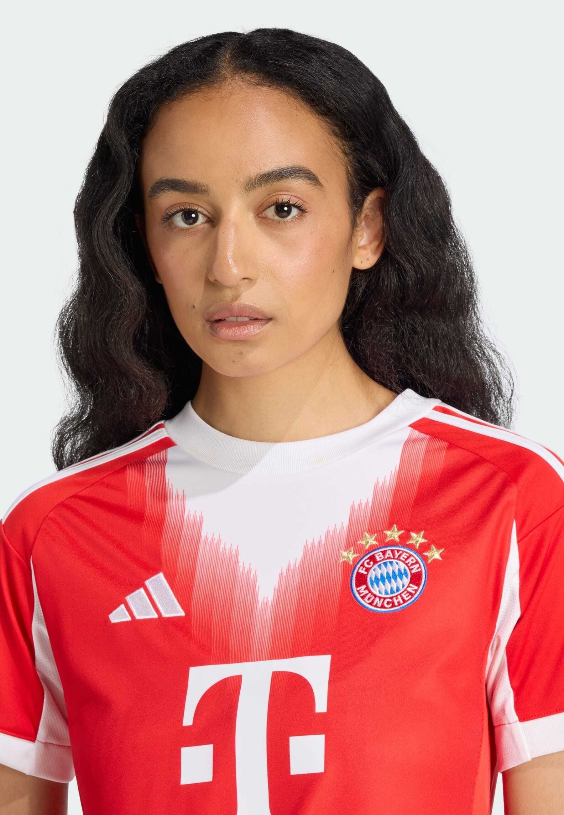 adidas Performance FC BAYERN MÜNCHEN THUISSHIRT 25/26 DAMES - T-shirt met print - rood