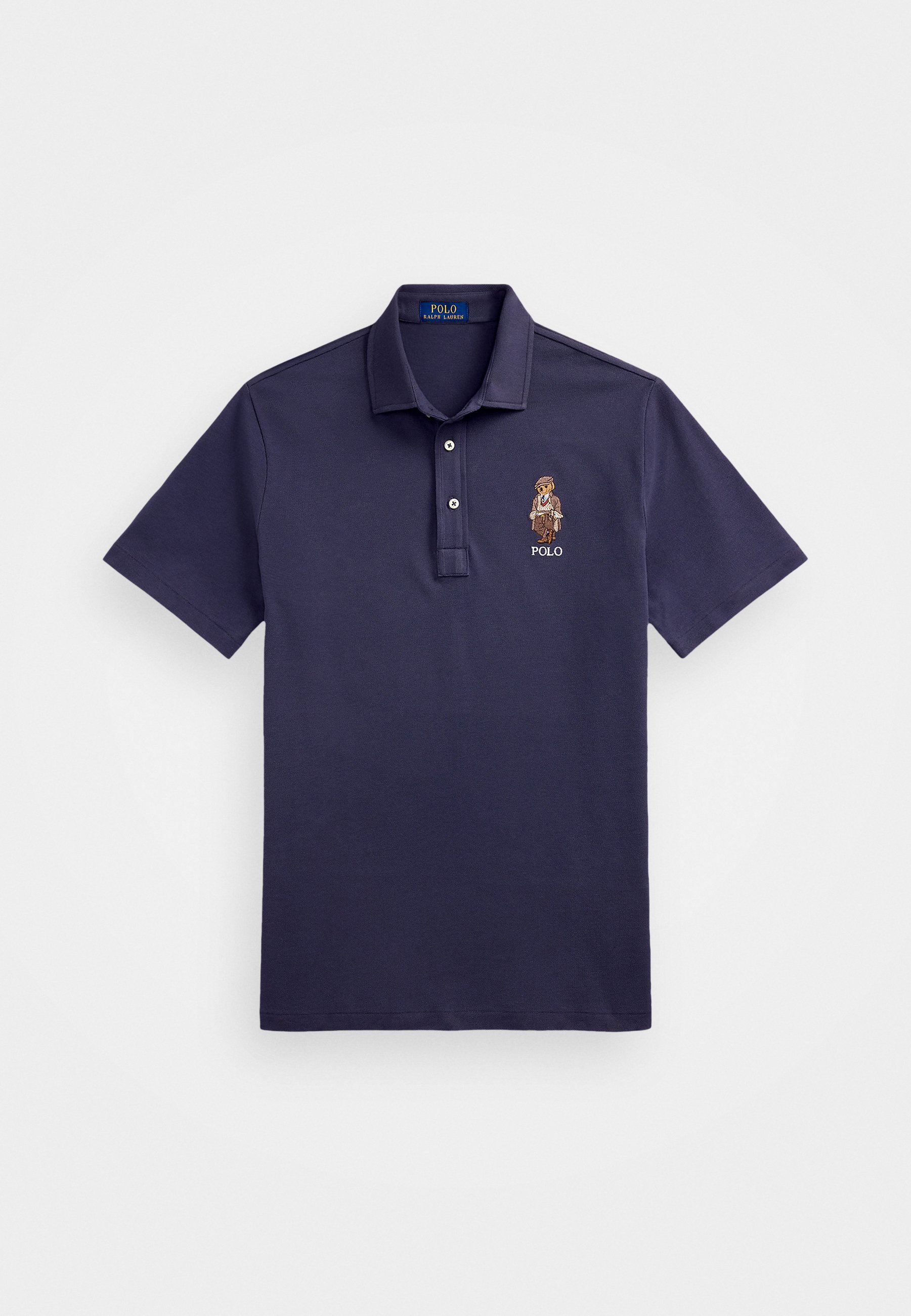 Polo Ralph Lauren CUSTOM SLIM POLO BEAR MESH POLO SHIRT - Polo shirt - vervaagde blauwe beer