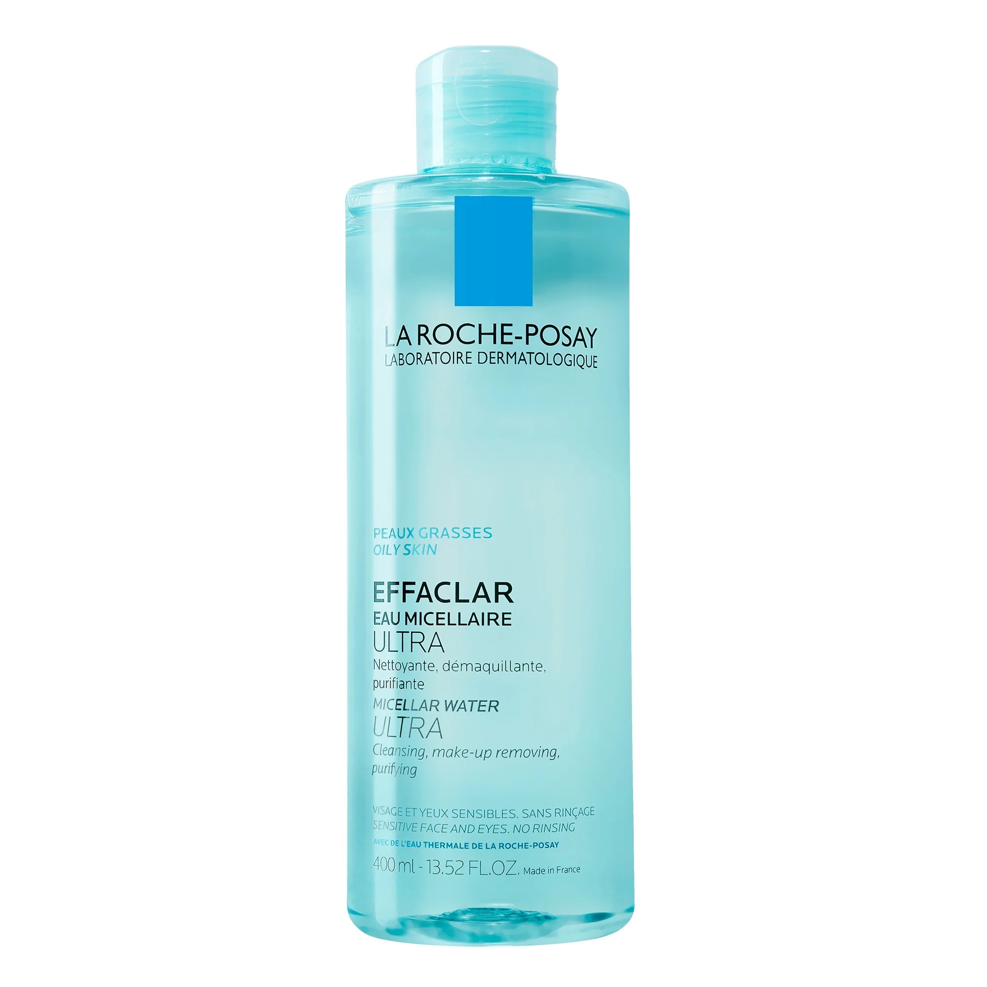 LA ROCHE POSAY Eau micellaire ultra-pure La Roche Posay Physiological Cleansers pour peaux grasses 400 ml
