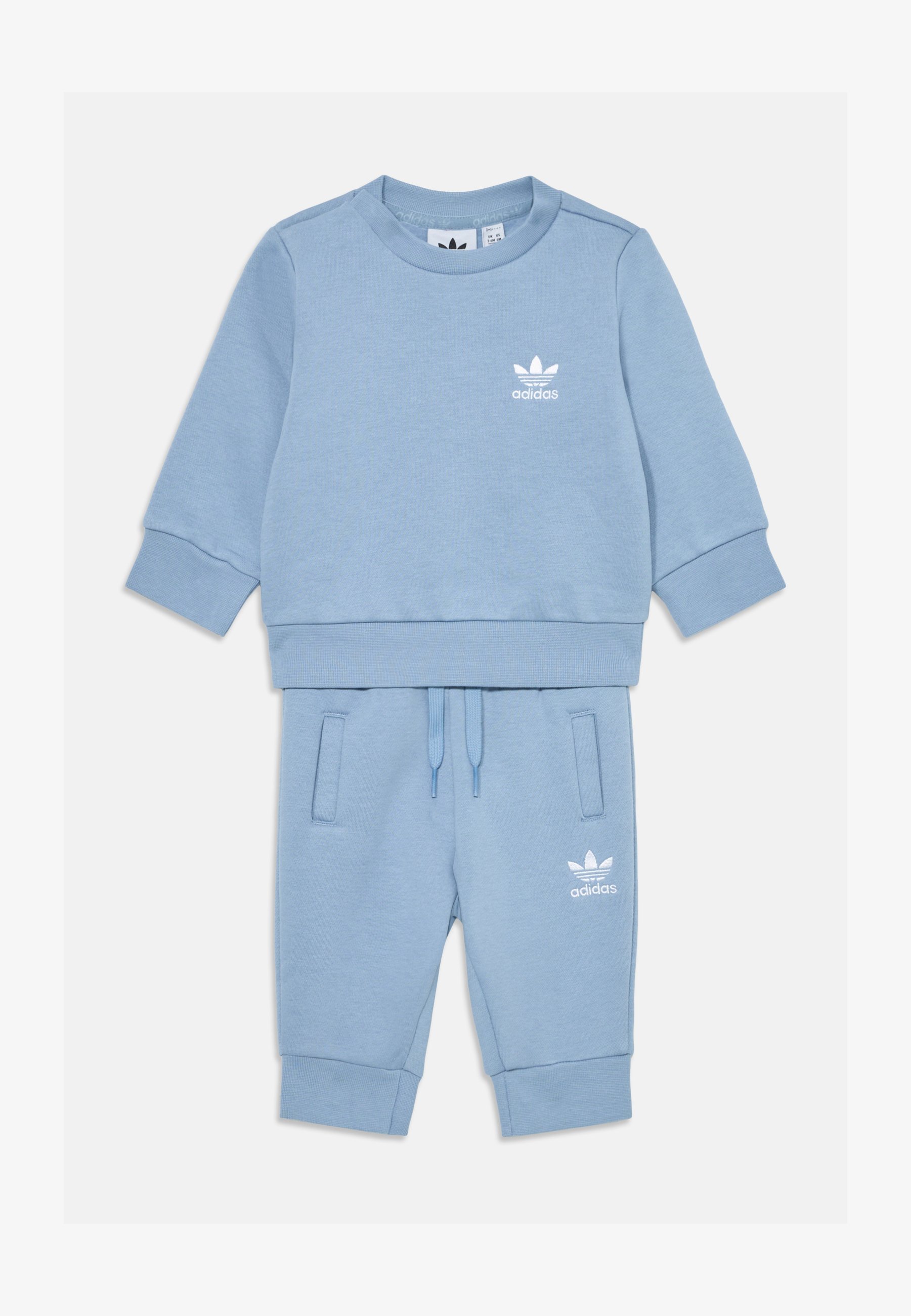 Completo unisex adidas Originals TREFOIL - Tuta - blu tattile