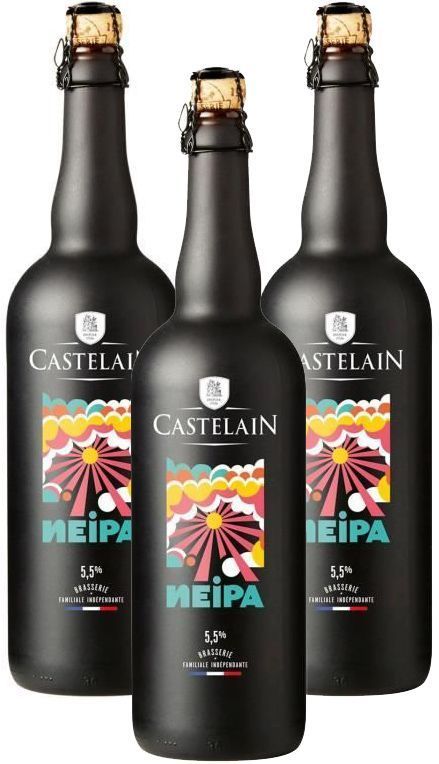 Cerveza NEIPA - Castelain - 5.50% ABV - 75cl x3