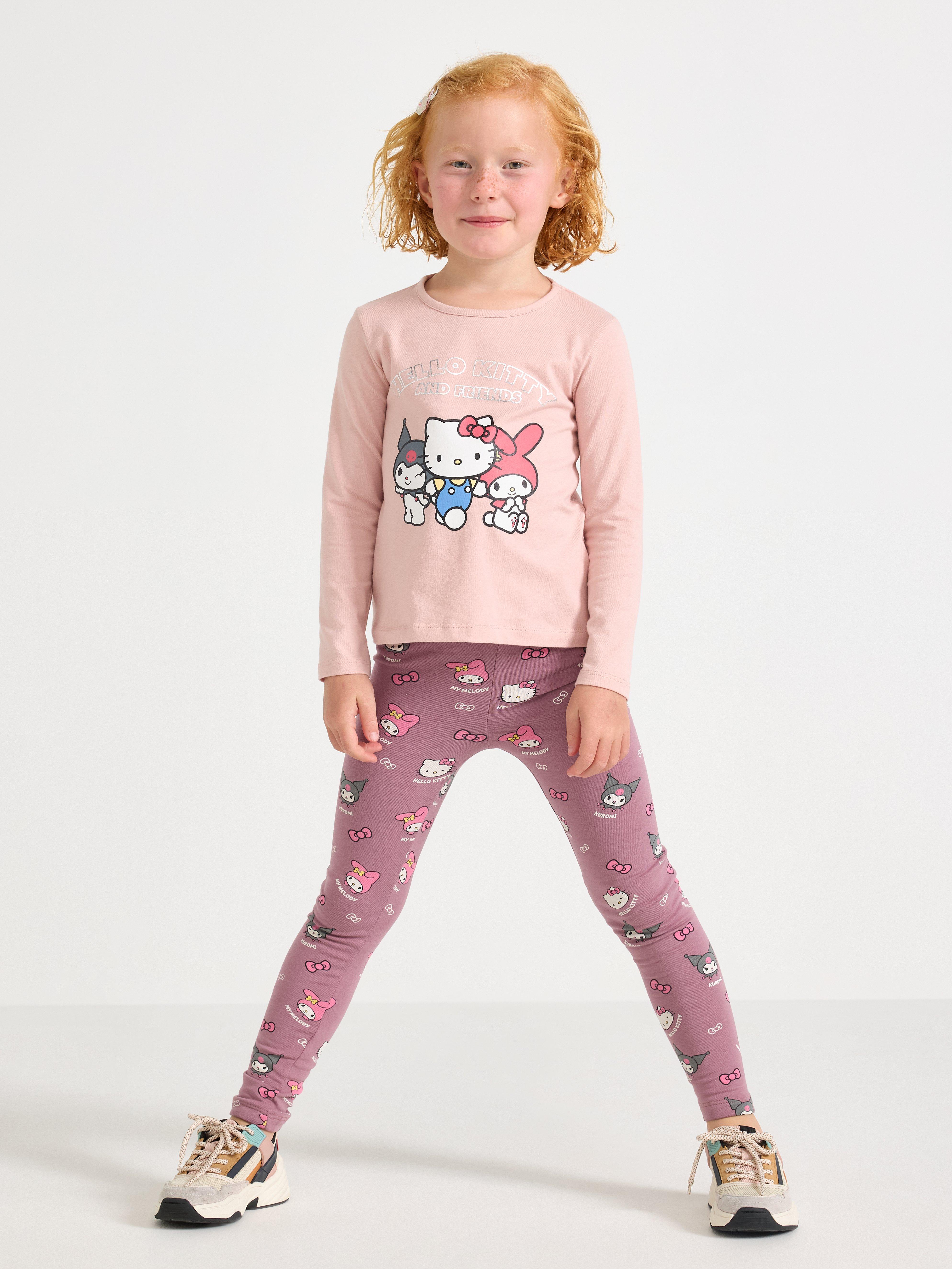 Blusa de manga comprida Hello Kitty rosa-claro