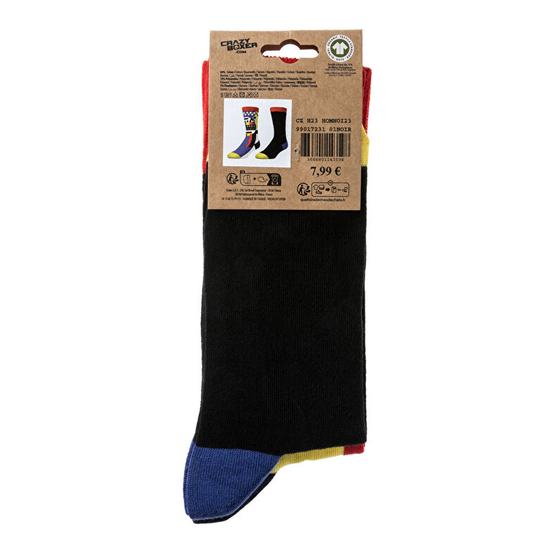 Calcetines y medias negras para hombre
