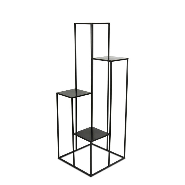 Nowoczesny kwietnik stojak czarny 110 cm LOFT