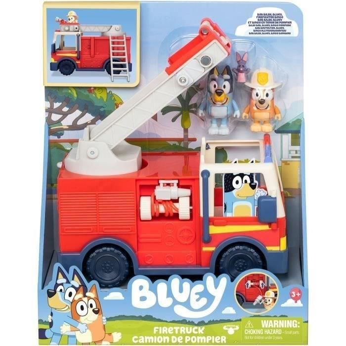 Bluey Le camion de Pompier de Bluey - Univers miniature - MOOSE TOYS - Dès 3 ans