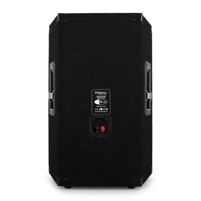 DJ Sound System Package: DISCO15B Bass Reflex CLUSTER Speakers 2x700W + MyDj AX 2000W PRO Amplifier
