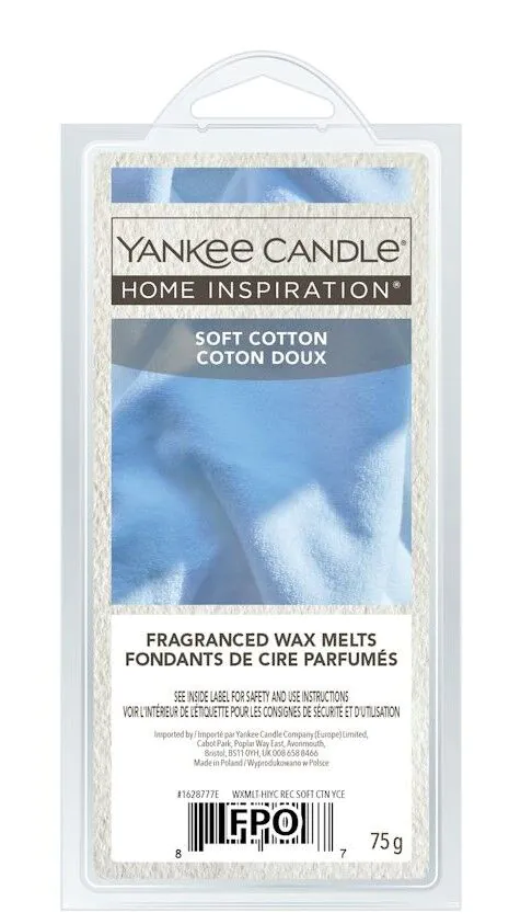 Yankee Candle Home Inspiration Wosk Zapachowy Soft Cotton
