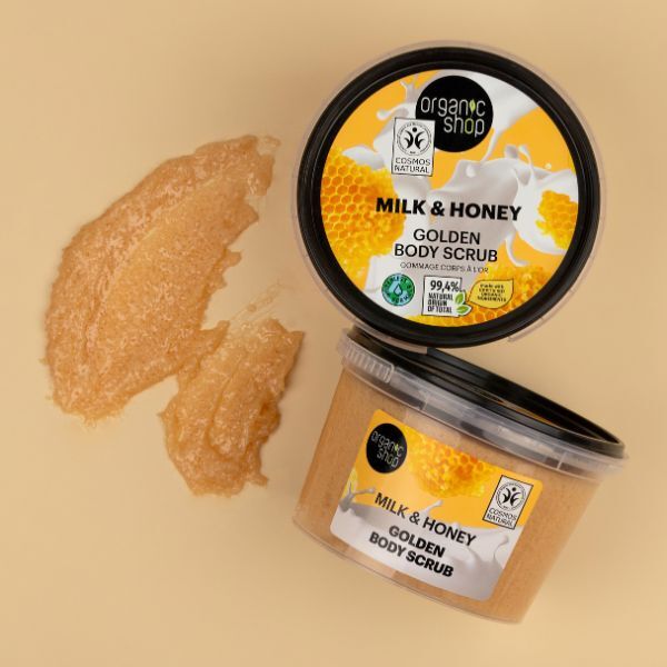 Bio-Shop Milch & Honig Goldenes Körperpeeling 250 ml