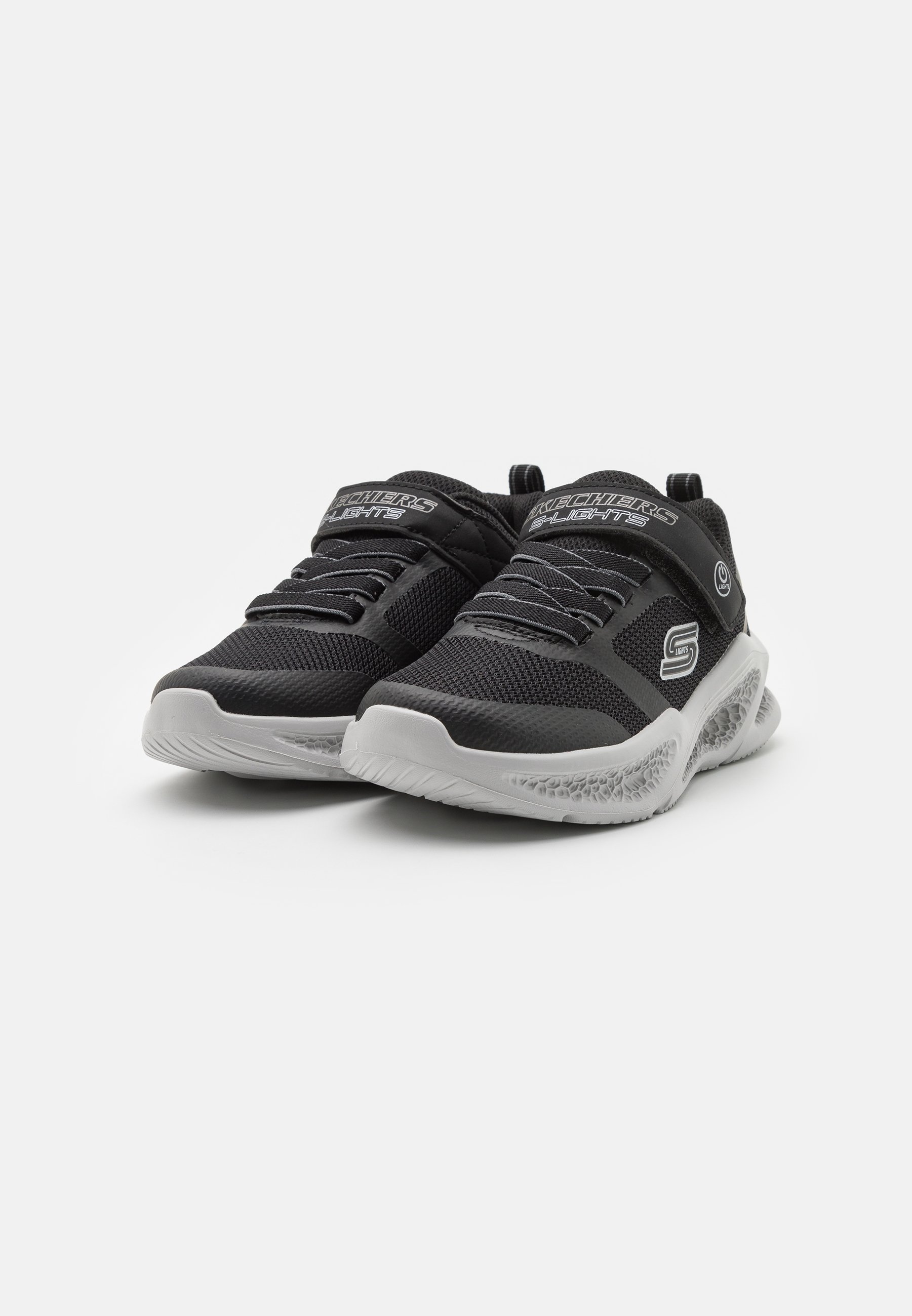 Skechers LIGHTED GORE STRAP - Scarpe da ginnastica - nero/grigio