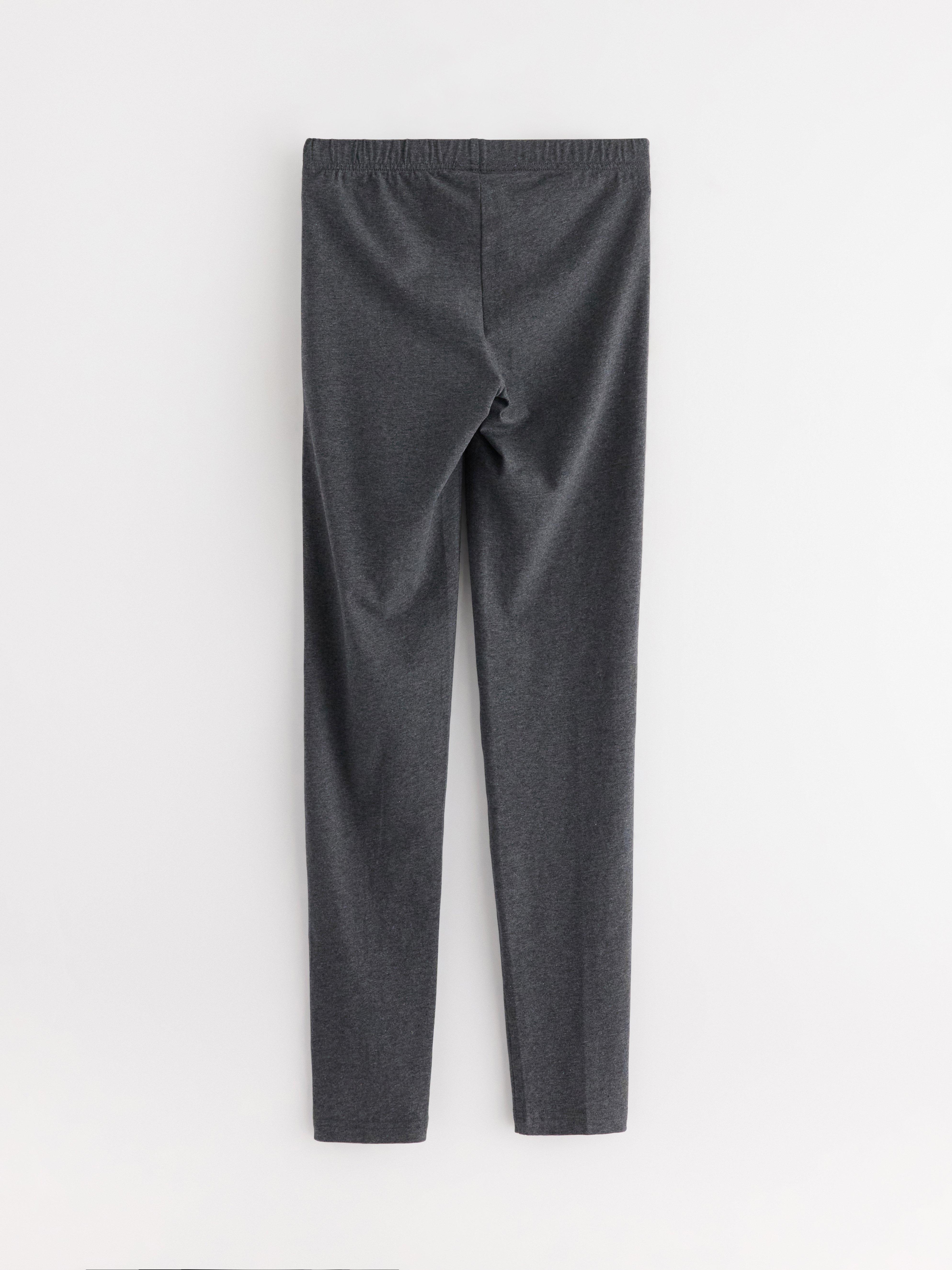 Leggings gris oscuro jaspeado