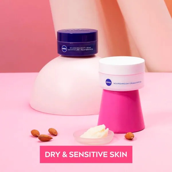 NIVEA barojošs nakts krēms<br>50ml - Sausai ādai