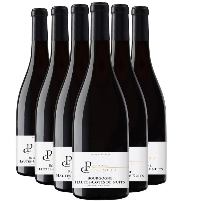 Patrick Clémencet Bourgogne Hautes Côtes de Nuits 2023 - Vin Rouge de Bourgogne (6x75cl)