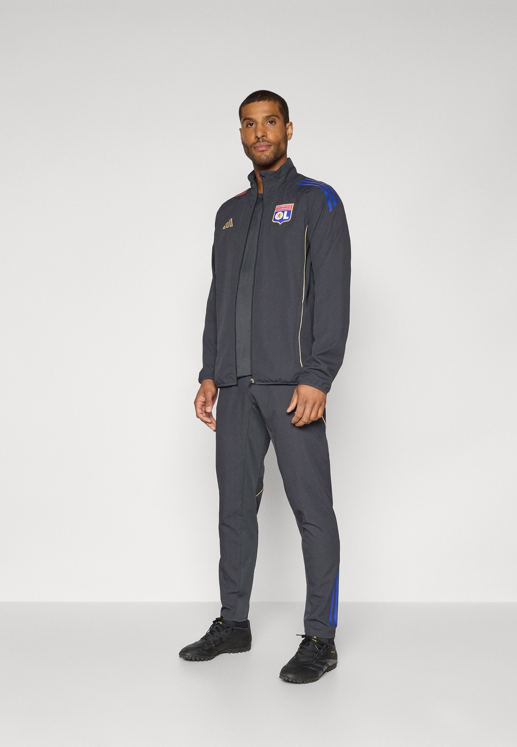 adidas Performance OL PRE JKT - Trainingsjack - carbon/hazy beige