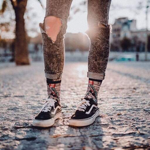 Calcetines American Socks  Godzilla Mid High