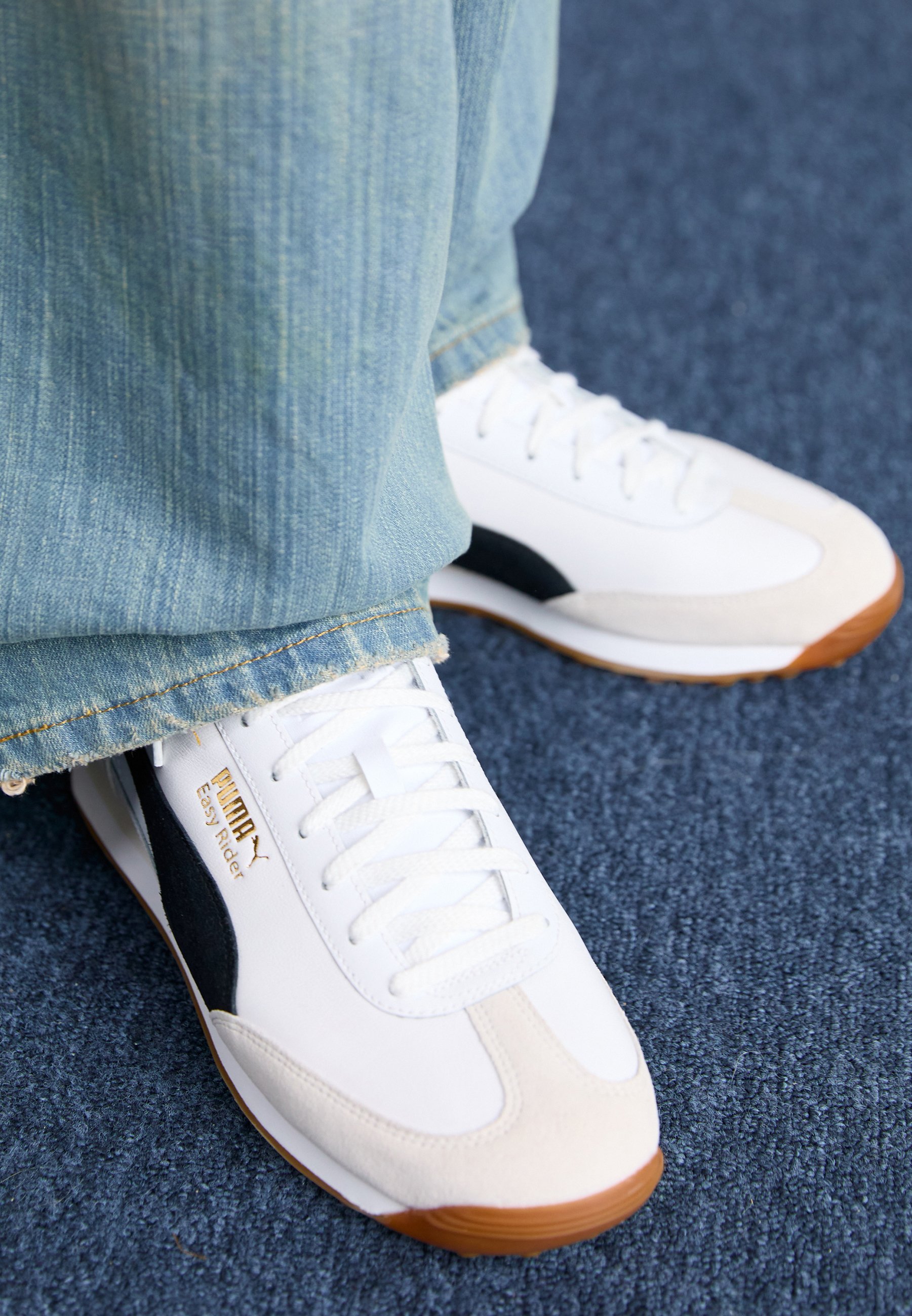Puma EASY RIDER MIX - Wandelschoenen - wit/zwart
