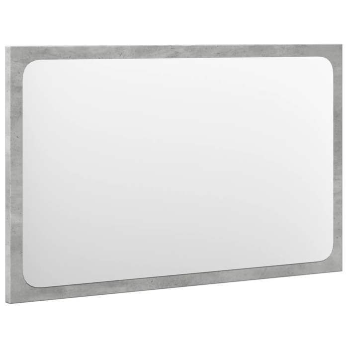 Graues 3-teiliges Badezimmermöbelset, SARAZYJ, MODERNER WC-SCHRANK, Betongrau E1271