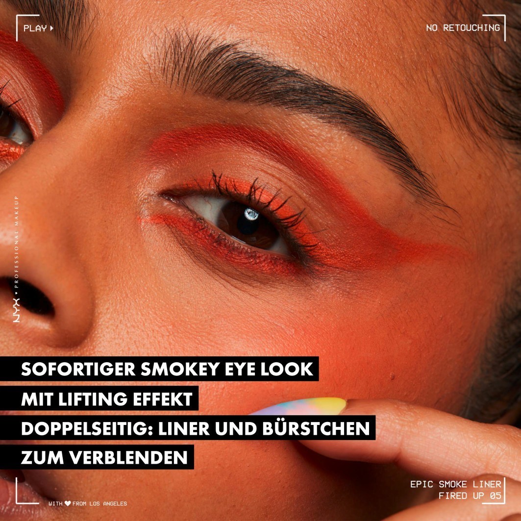 Očná linka NYX Professional Makeup Epic Smoke Liner, šikmá linka a rozjasňovač – 0,2 g