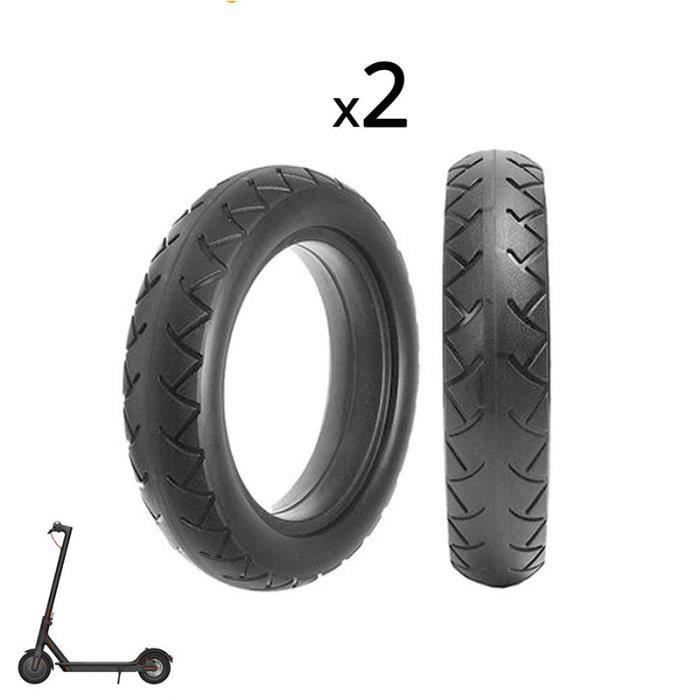 2 high-quality, puncture-resistant solid tires for Xiaomi M365 electric scooter, 8 1/2x2