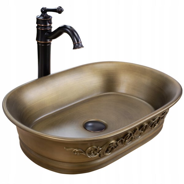 Umywalka Nablatowa Rea Wilma Rustic Rustykalna