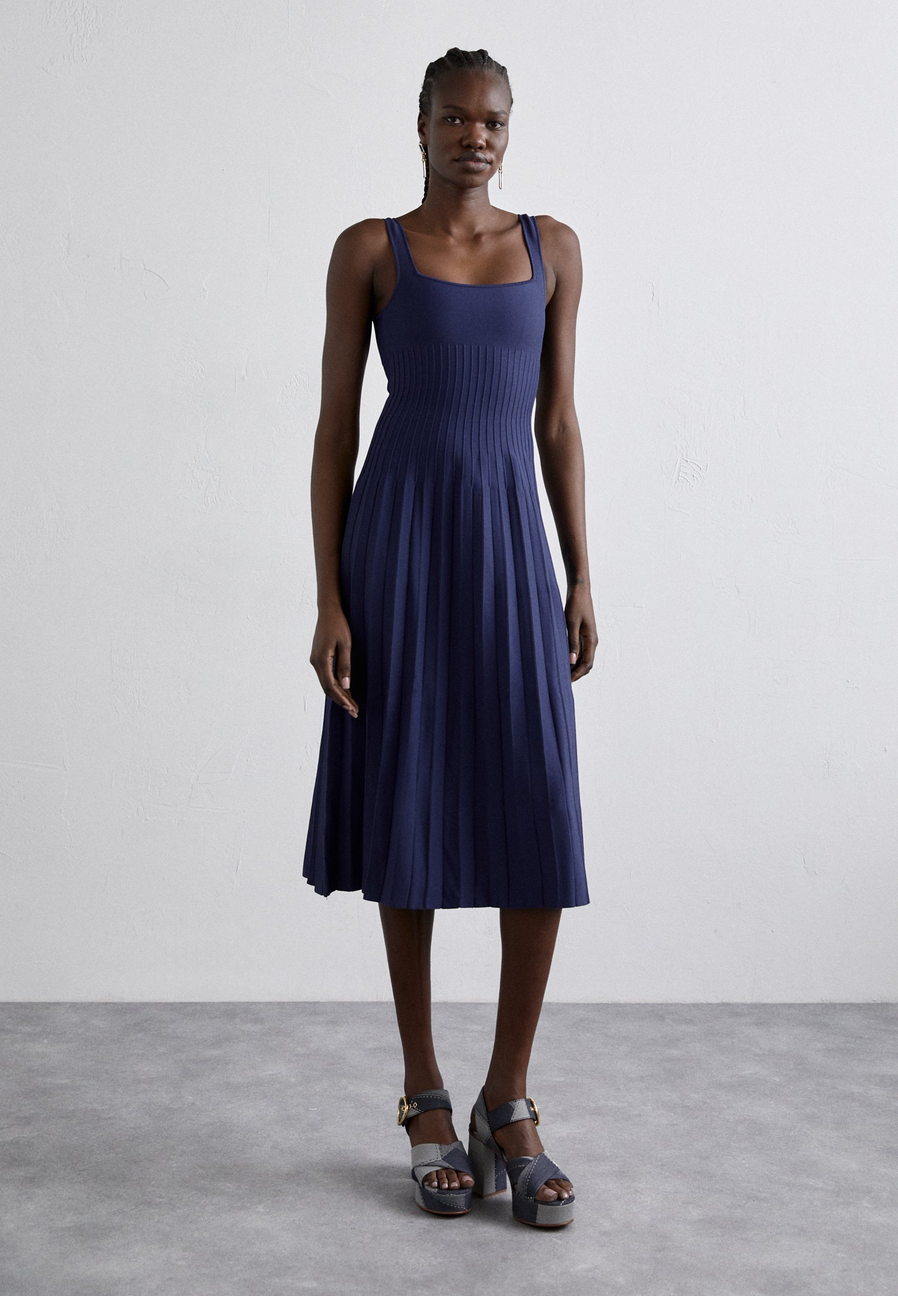 STAUD ELLISON JURK - Truijurk - marineblauw