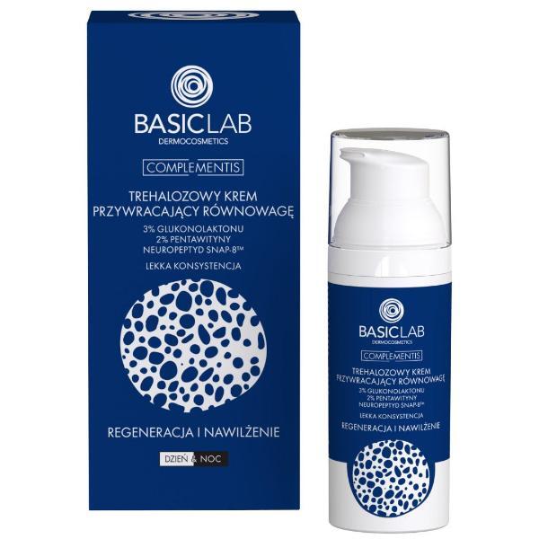 Obnovující krém BasicLab Light Trehalose Balance Restoring Cream 50ml
