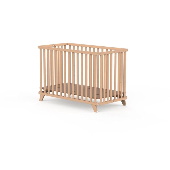 Cama infantil Mayla - marrom - madeira natural