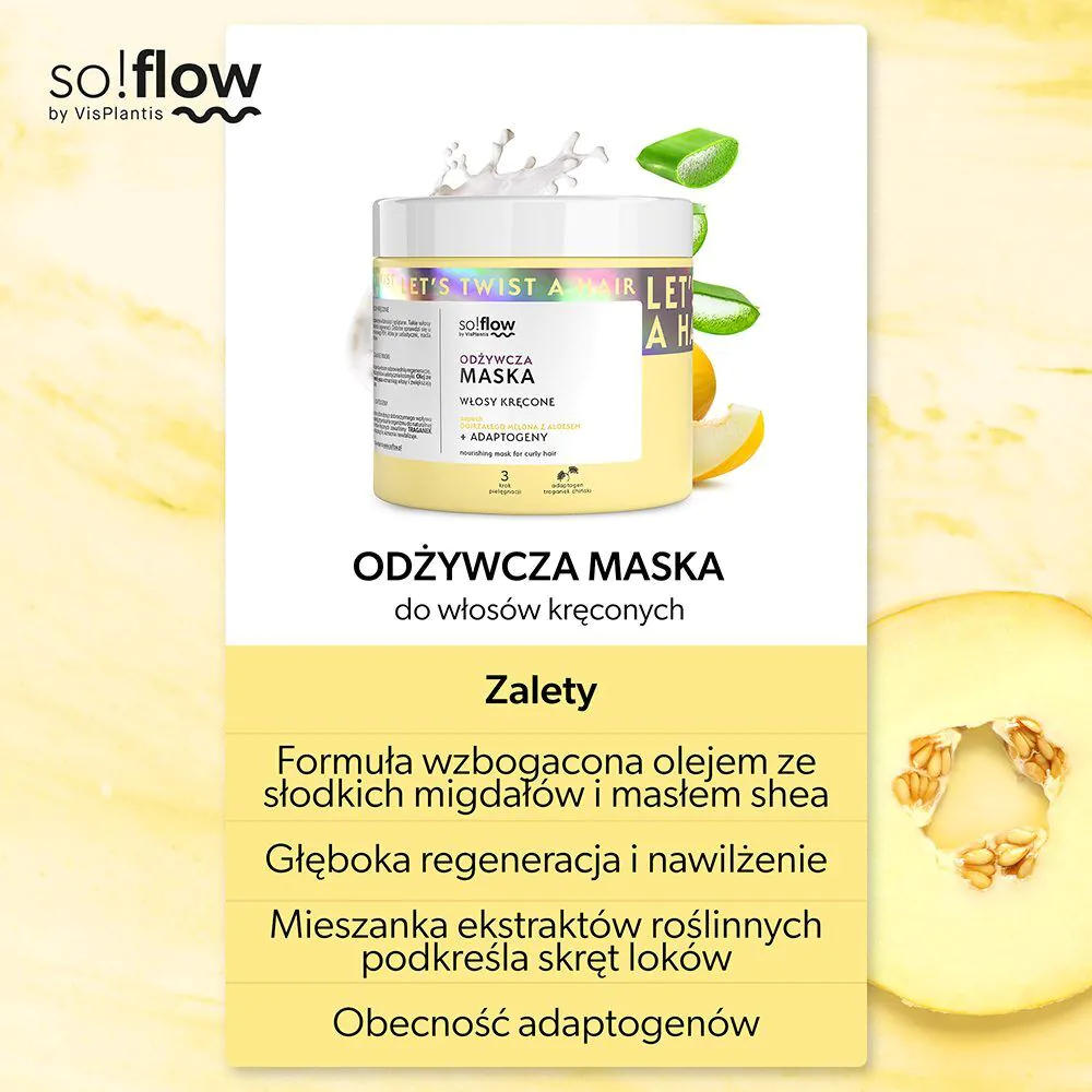 So!Flow Odżywcza Maska do włosów Kręconych