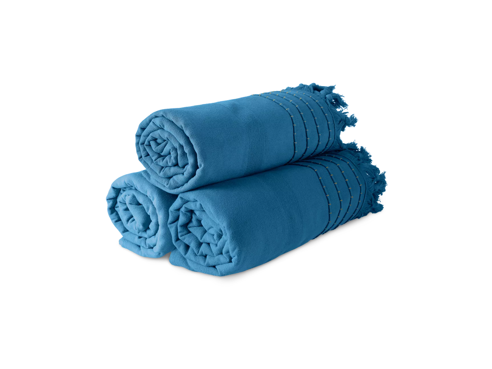 Toalla de hammam azul