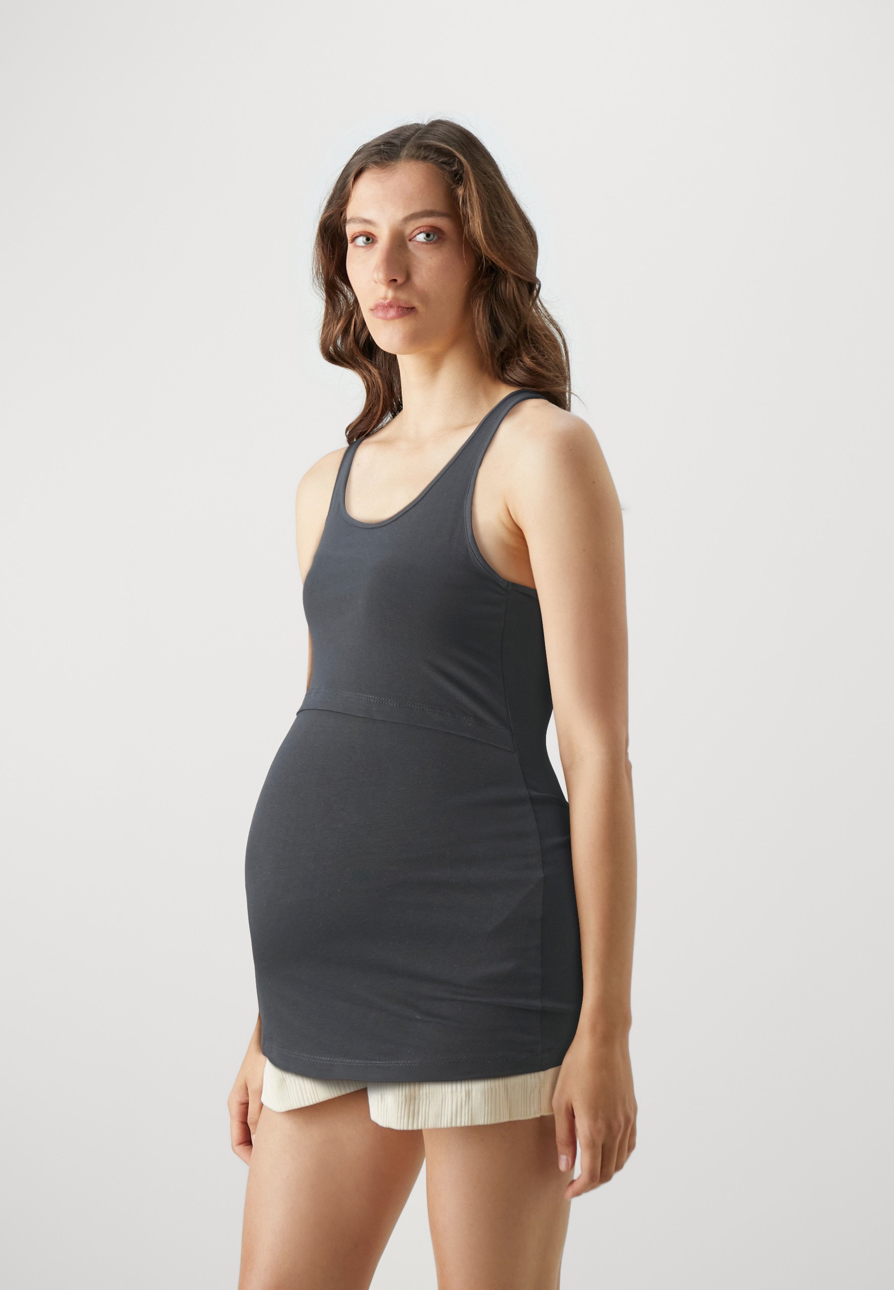 Conjunto com 2 blusas Anna Field MAMA - preto/branco
