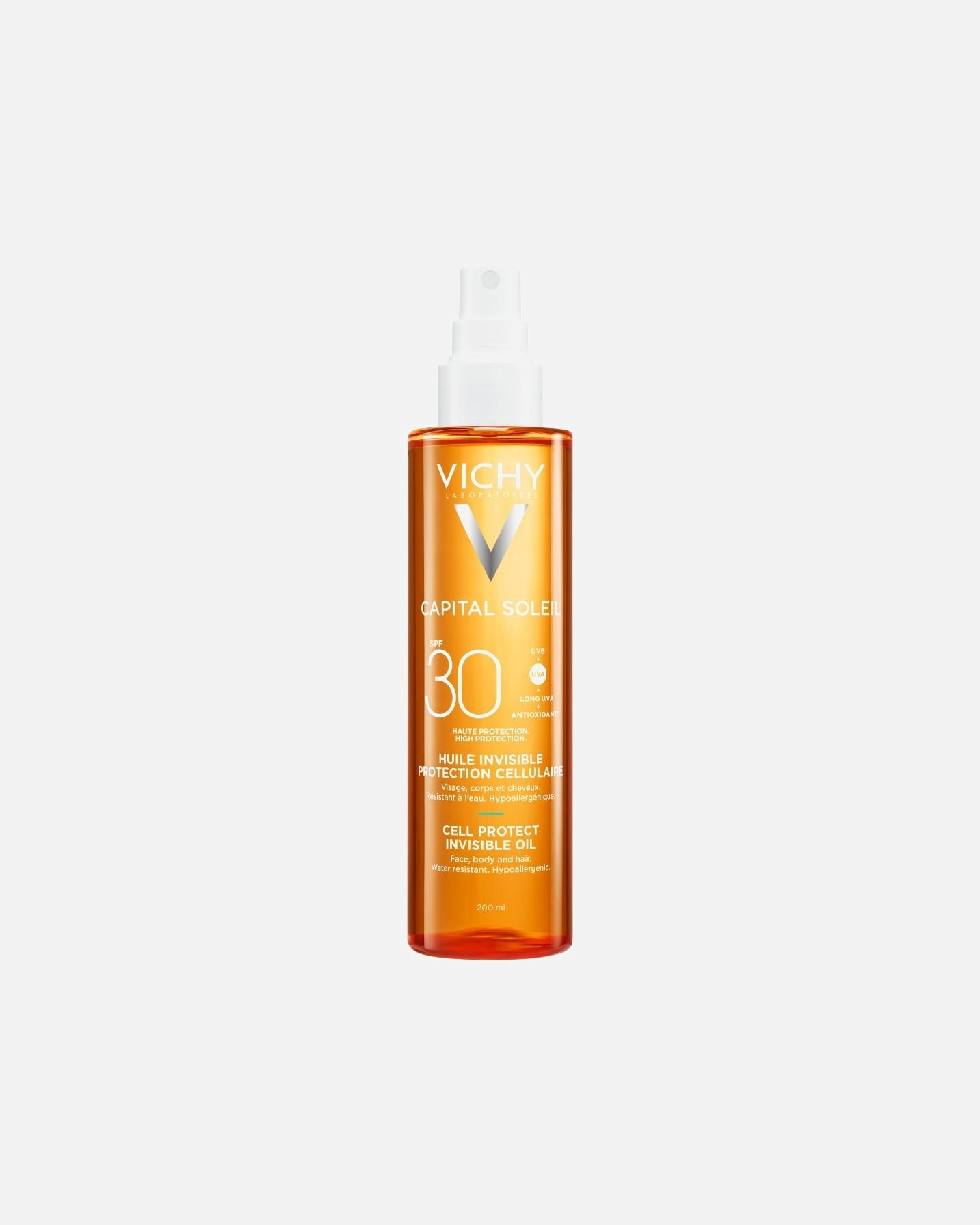 Vichy saules aizsargkrēms Capital Soleil Cell Protect Invisible Oil SPF 30 - 200 ml