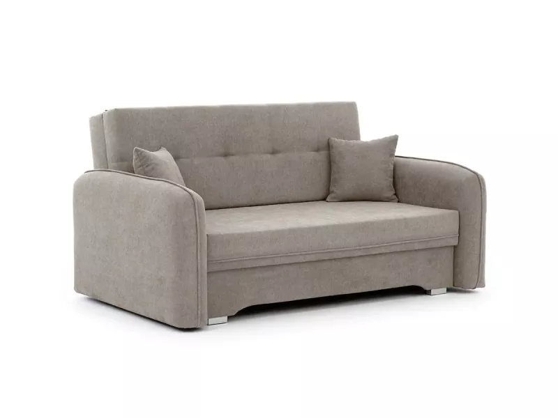 Sofa rozkładana z funkcją spania LAINE beżowa