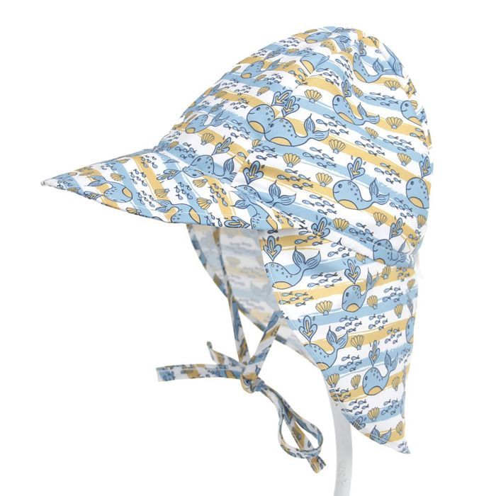 Sombrero de sol FUNMOON para niños de 0 a 5 años, con orejeras, protección UV para la playa y exteriores - 188031