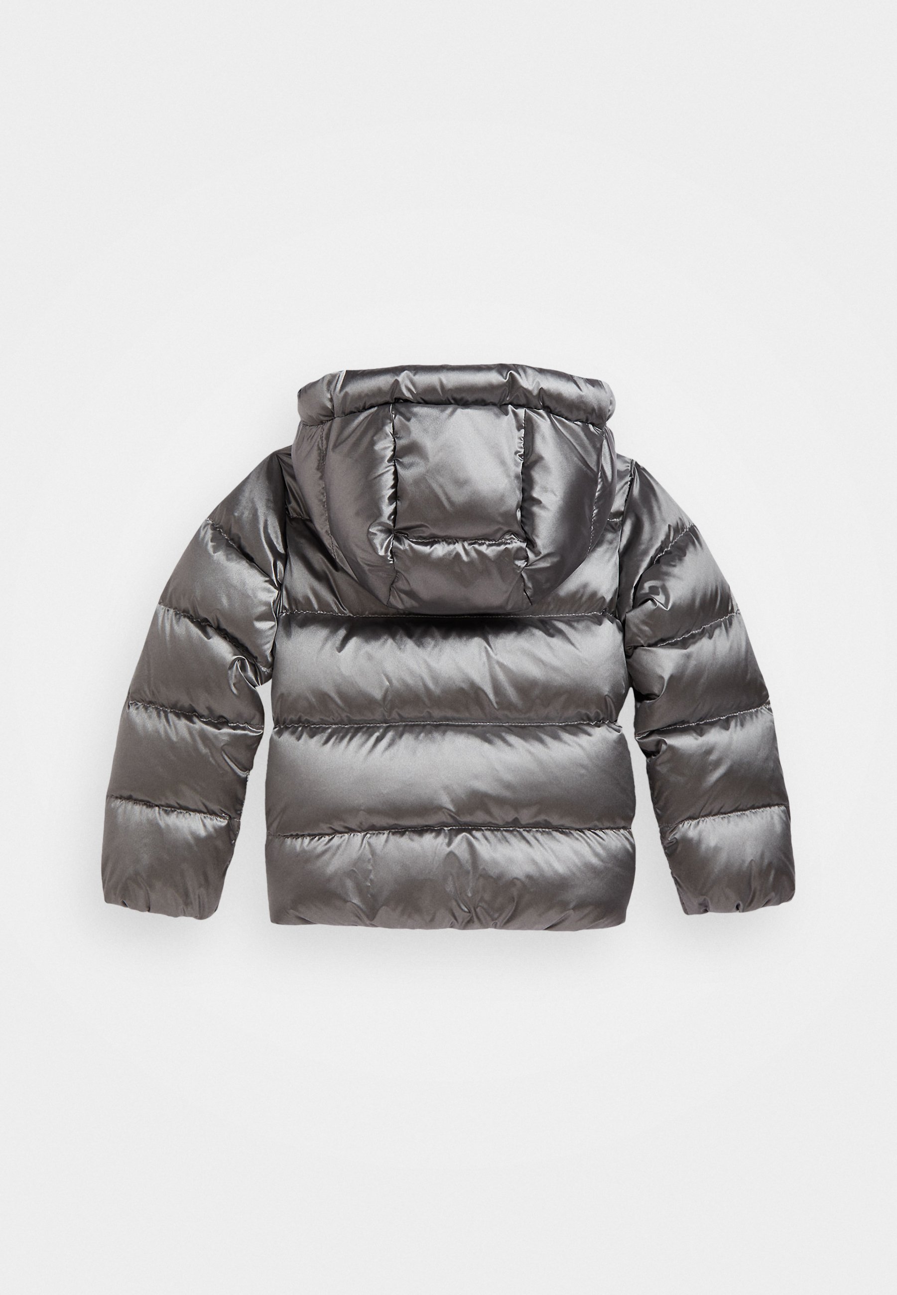 Polo Ralph Lauren METALLIC DOWN HOODED JACKET - Donsjack - metallic kanaalgrijs