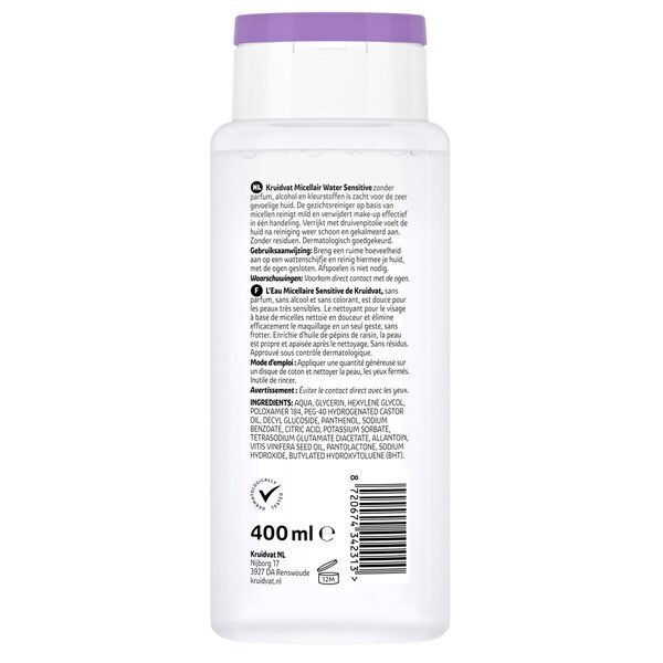 Kruidvat Sensitive Micelarna voda<br>400ml - Osetljiva koža