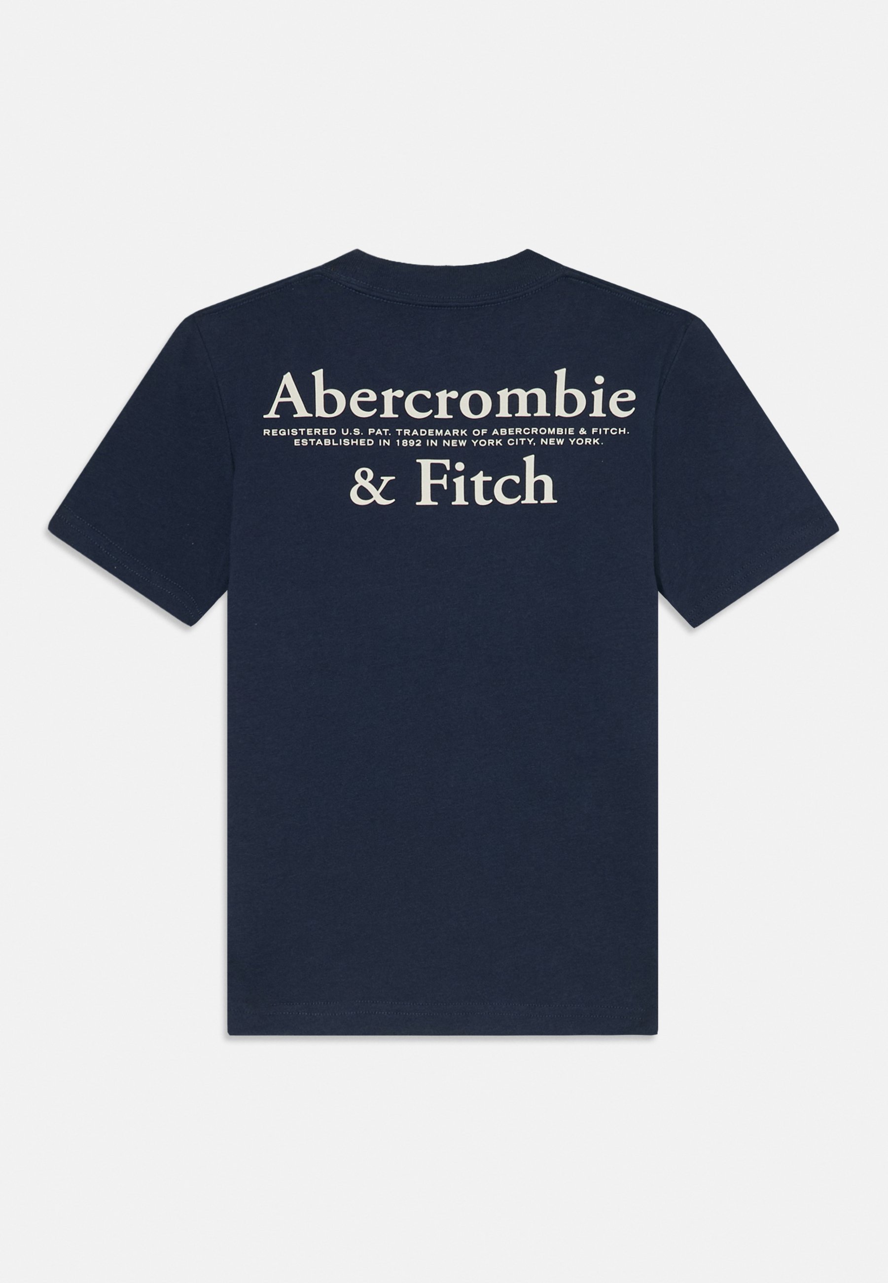 Abercrombie & Fitch Unisex-T-Shirt mit Print – marineblauer Blazer