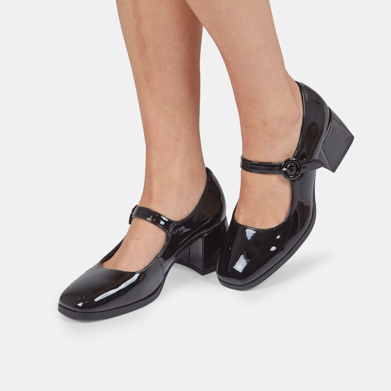 Bata Red Label Mary Jane damskie na obcasie midi