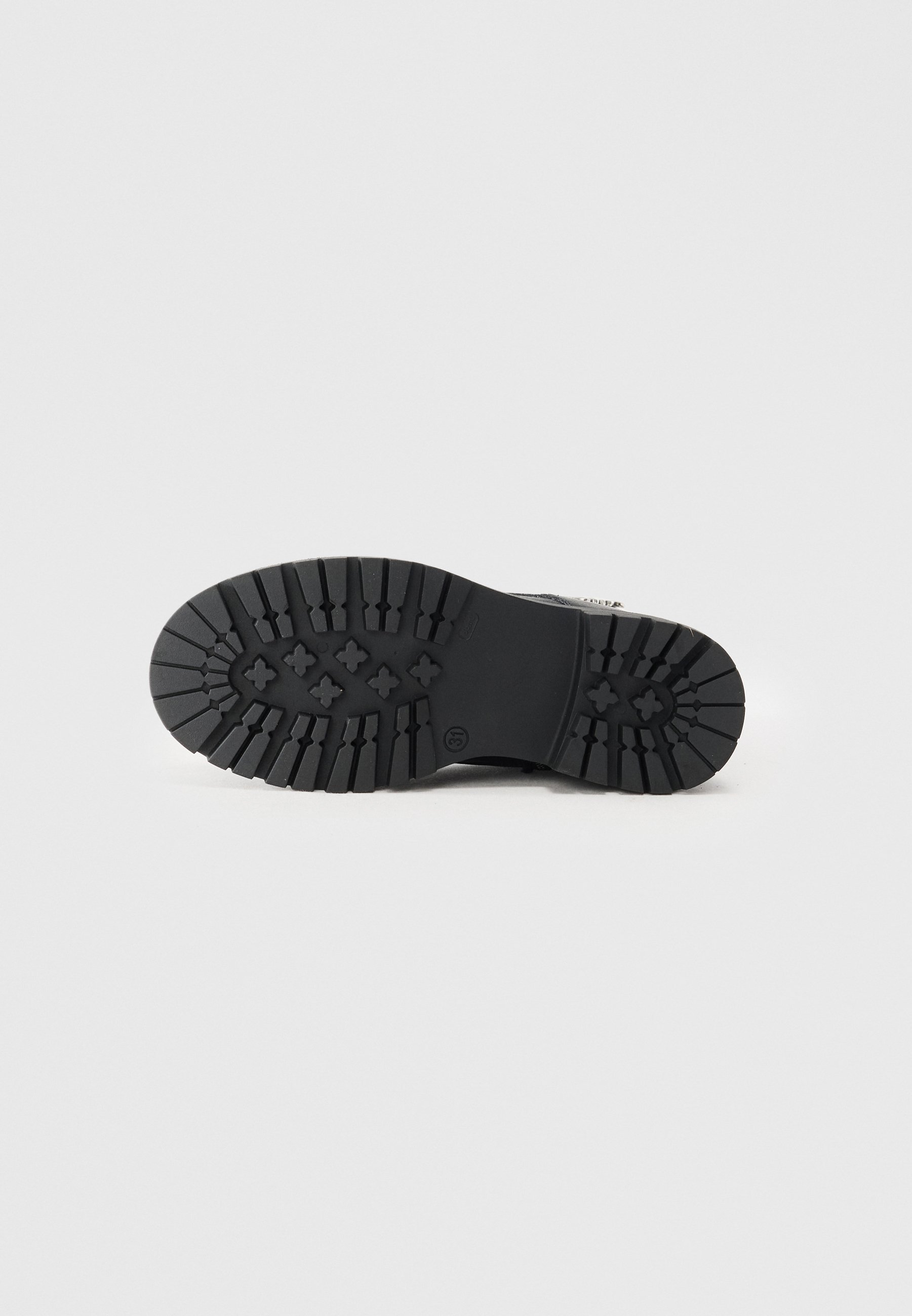 Stivaletti stringati alla caviglia KARL LAGERFELD KIDS - neri