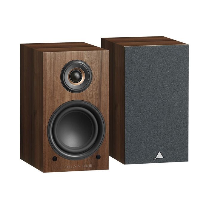 Altavoces conectados Triangle LN01A color castaño HiFi, se venden en pares.
