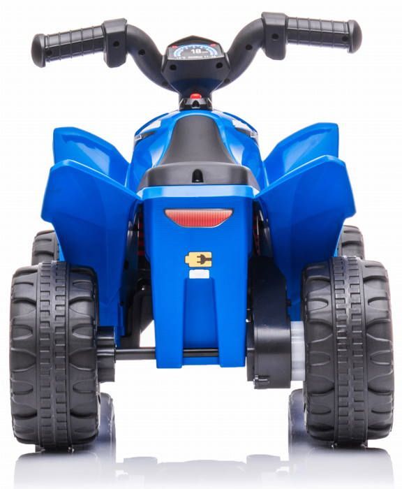 Quad elettrico Honda H3 TRX per bambini dai 18 ai 36 mesi - 6V 4.5Ah - Luci a LED - Segnalatori sonori - Blu