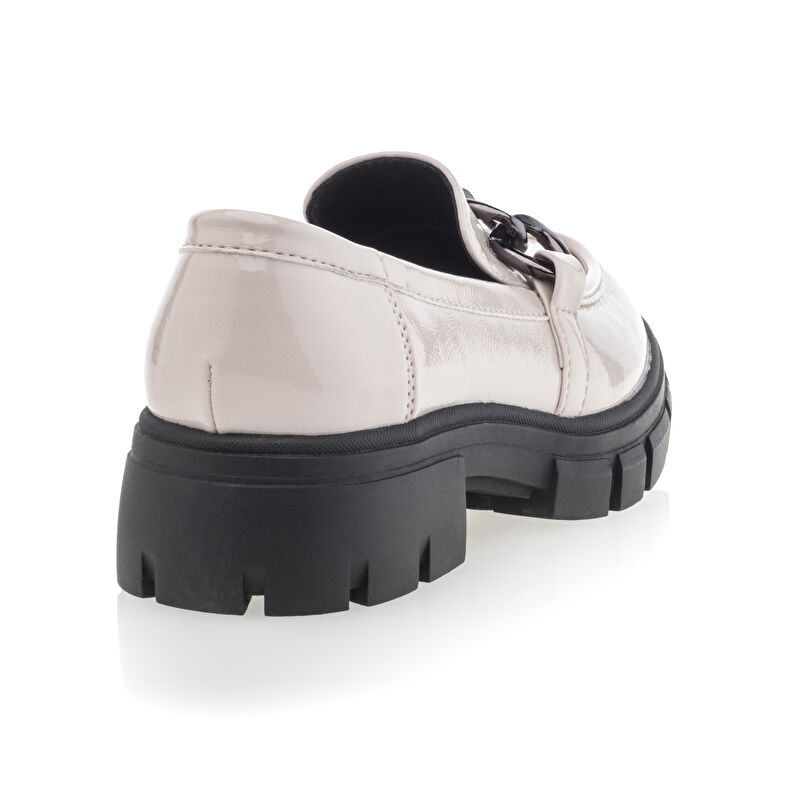 Beige loafers/båtskor för flickor