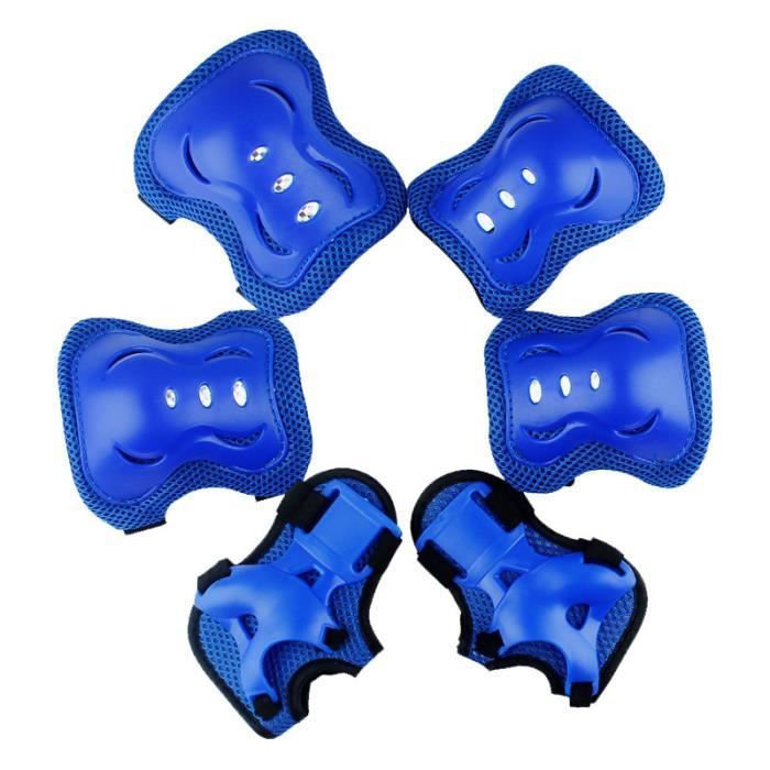 Conjunto de protección 3 en 1 para niños: protección para patinaje sobre ruedas, rodilleras, coderas y muñequeras (unisex).