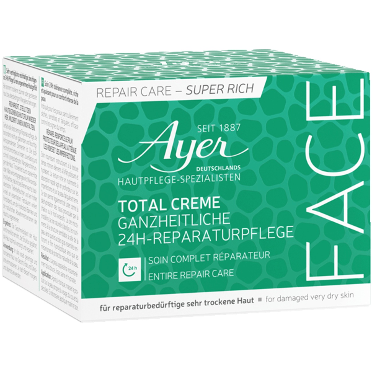 Ayer Total Cream naktinis kremas - 50 ml